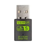 🚀 GearUP 600Mbps Dual Band WiFi + Bluetooth Adapter 💻 ড্রাইভার-ফ্রি | উইন্ডোজ PC/ল্যাপটপের জন্য | হটস্পট সাপোর্টেড স্লো WiFi আর ব্লুটুথ সমস্যার স্থায়ী সমাধান!