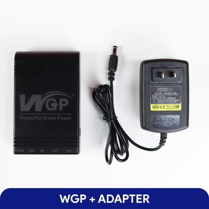 WGP Mini UPS 10400mAh Combo with GearUP 12V Adapter