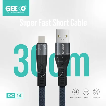 Geeoo DC-14 Super Fast Micro USB 3A Charging Cable