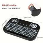 GearUP MK20 Wireless Keyboard With Touchpad – RGB Dual Mode Portable Power - Image 4