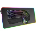Havit KB511L RGB wired mechanical gaming keyboard mouse and mouse pad 3-in-1 combo