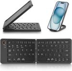 GearUP B023 Folding Bluetooth Keyboard – Ultra Slim Rechargeable Portable Design