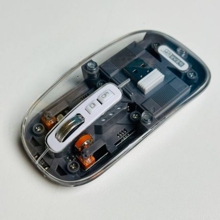 GearUP WM30 Wireless Mouse Transparent Crystal Dual Mode