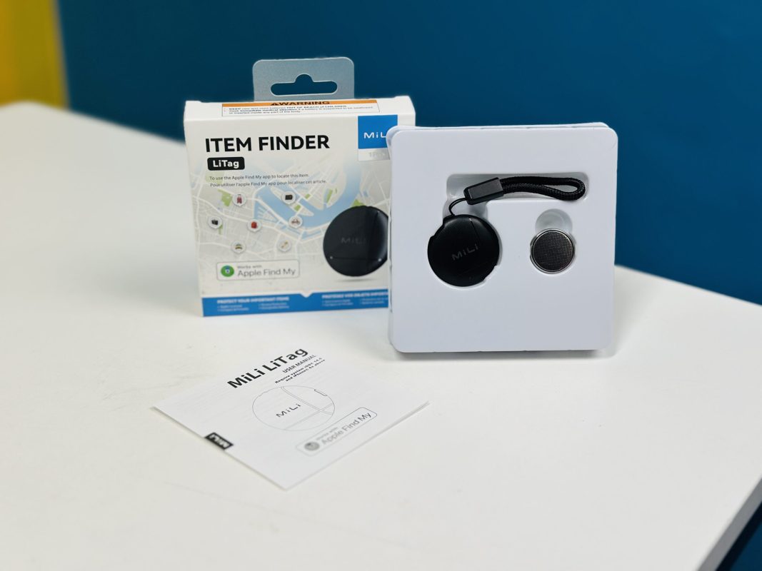 MiLi LiTag Item Finder for iOS Apple Find My Bluetooth Tracker