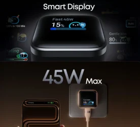 Anker Nano Charger 45W Smart Display Foldable Charger