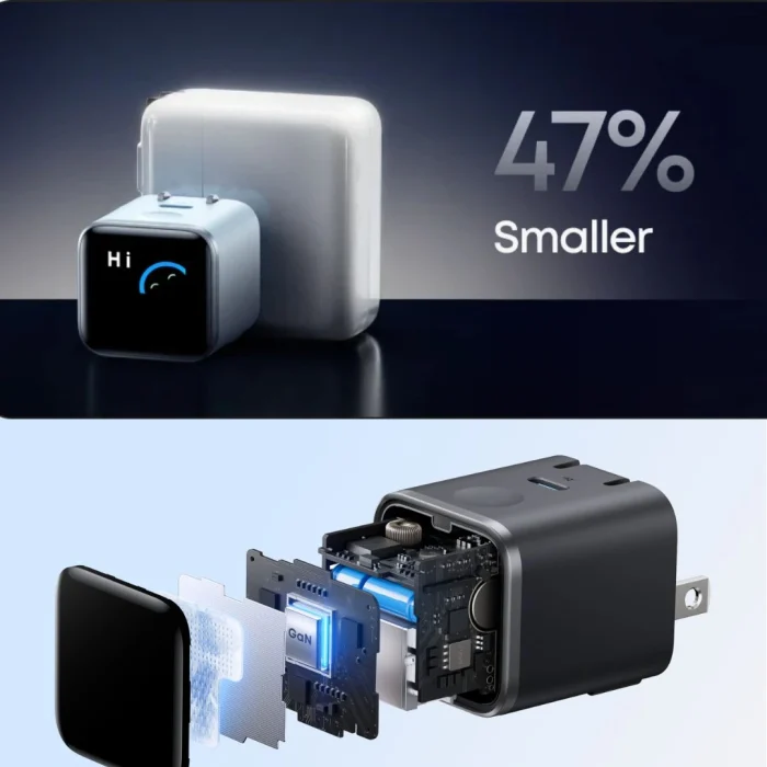 Anker Nano Charger 45W Smart Display Foldable Charger