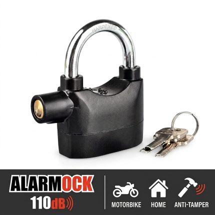 Waterproof Metal Alarm Anti Theft Lock