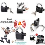 Waterproof Metal Alarm Anti Theft Lock