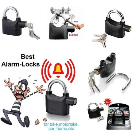 Waterproof Metal Alarm Anti Theft Lock